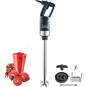 VEVOR 750 W Elektrische Staafmixer, 85.5 cm Afneembare Roerstaaf, Wandmontageontwerp, inclusief Wandhaak en Vervangende meskop,Snelheid 8000 tot 20000 RPM, voor Soepen, Smoothies, Puree en Babyvoeding