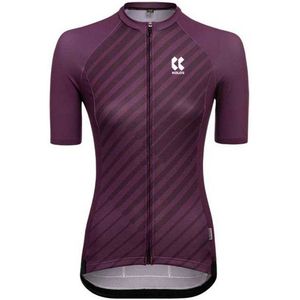 Kalas Motion Z4 Spinn Korte Mouw Wielertrui Paars XL Vrouw
