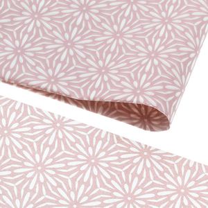 Vloeipapier 50x70cm Flower Power Roze - Roze Zijdepapier - 200 vellen
