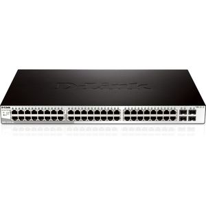 D-Link - DGS-1210-52 - Ethernet-schakelaar - 48 52-poorts - Smart Managed Layer 2+ Gigabit