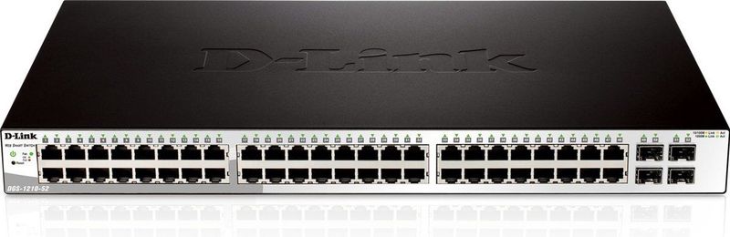 D-Link - DGS-1210-52 - Ethernet-schakelaar - 48 52-poorts - Smart Managed Layer 2+ Gigabit