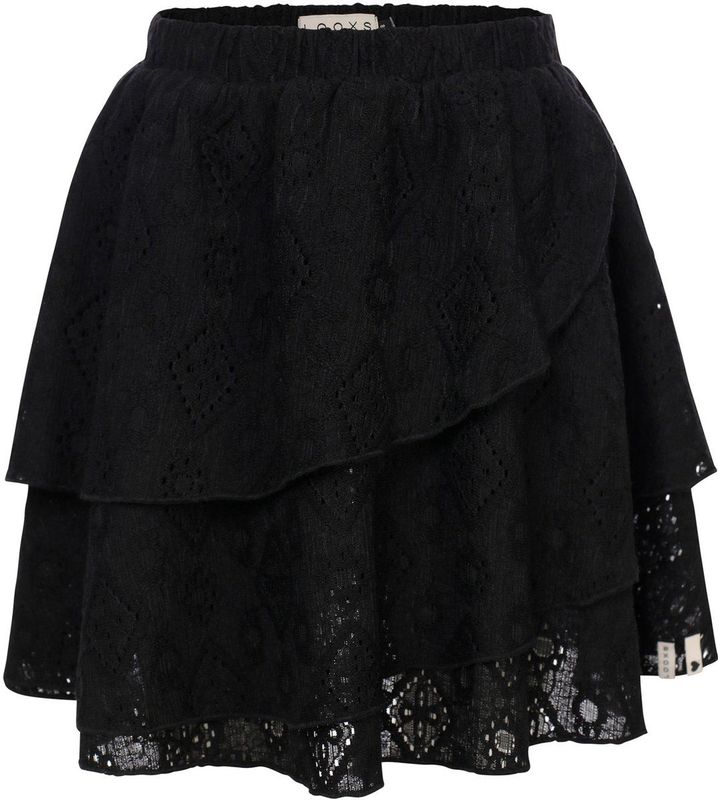 LOOXS Little 2533-7779-093 - Meisjes Rok - Zwart