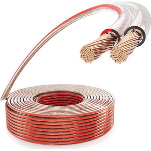 Luidsprekerkabel 50m 2x2,5 mm² - Puur Koper OFC voor Stereo en Luidsprekers