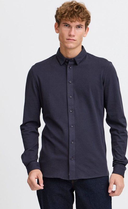 Casual Friday - CF Arthur - Overhemd - Navy - Slim Fit - Lange Mouw