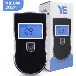 Digitale Alcoholtester - Professioneel LCD Scherm - Geluidsmelding - Promille Testanalyse - Ademanalyse Test