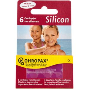 Ohropax Gehoorbescherming Siliconen 6 stuks