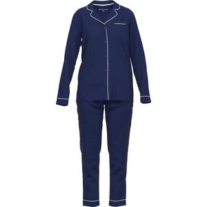 TOM TAILOR Sofia Dames Doorknooppyjama - Blauw