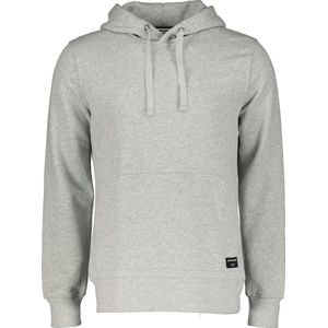 Björn Borg hoodie sweatshirt - heren trui met capuchon dik - lichtgrijs melange - Maat: XL