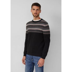 s.Oliver - Gebreide Trui - Met Traditioneel Noors Patroon