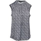 COMMA Blouse  navy / wit