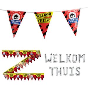 Welkom Thuis Verkeersbord Versiering pakket - S2