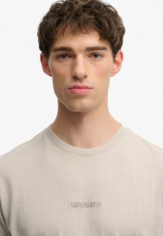 Superdry - T-shirt met micrologo - Heren - T-shirts