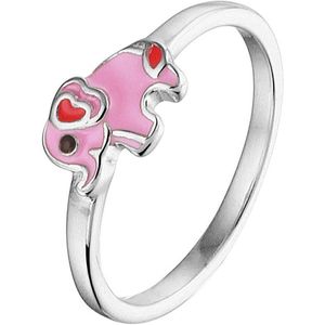The Kids Jewelry Collection Ring Olifant - Zilver