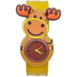 Eland horloge met slap on bandje