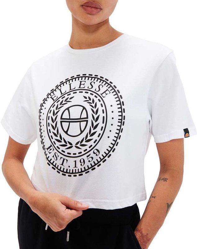 Ellesse Carala Crop T-shirt Met Korte Mouwen
