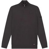 Malelions - Knitted Quarter Zip - Gebreide Trui - Mulch Brown
