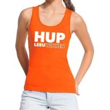 Nederland supporter tanktop / mouwloos shirt Hup LeeuWinnen oranje dames - landen kleding XL