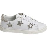 Vertbaudet Leren meisjessneakers met vetersluiting en ritssluiting