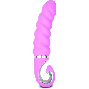 Fun Toys Gjack 2 Geribbelde Vibrator met bioskin - roze