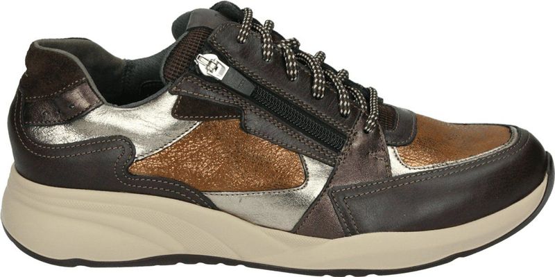 Durea - 6295 H - Lage Sneakers - Bruin - Dames