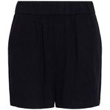 Pieces - Vinsty - Korte Broeken - Zwart - Hoge Taille