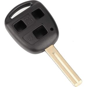 Autosleuteletui - Vervangbare Sleutelhoes 3 Toetsen voor IS200 GS300 LS200 RX300 .