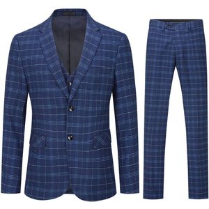 Allthemen Heren 3-Piece Suit - Heren pakjas voor zaken en bruiloften - XS