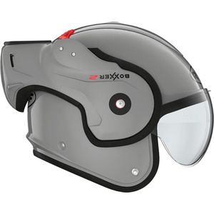 ROOF - RO9 BOXXER 2 SMOKEY GREY - Maat S - Systeemhelmen - Scooter helm - Motorhelm - Grijs - ECE 22.06 goedgekeurd