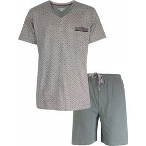Paul Hopkins Heren Shortama - Pyjama Set - Grijs - Maat M
