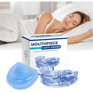 Kraftverdia - Anti-snurkmiddelen - Gebitsbeschermer - Blauw - Verstelbaar