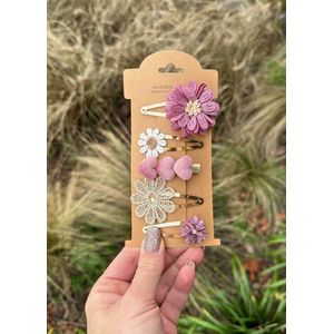 Haarspeldjes voor meisjes - Haaraccessoires meisjes - Haarspeldjes voor meisjes en baby's - Haarknipjes - Haarclips - handgemaakte haaraccessoires