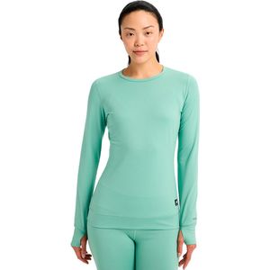 Burton Midweight Crew Lange Mouwen Basislaag Groen S Vrouw