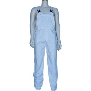 Tuinoverall - Wit - 65% Polyester / 35% Katoen - Verstelbare Lengte