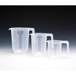 3 Delige Maatbekers | Maatkannenset | Maatbeker | Meel / Suiker | Maatkan | Maatkannen | Gram & Liter / ml