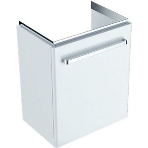 Geberit Renova compact wastafelonderkast 1 deur 50x60 cm, glans wit