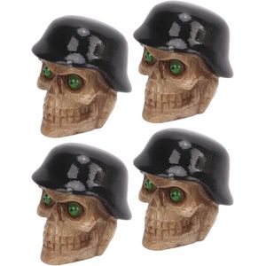 Universele 4-delige Set Ventieldoppen voor Auto's en Fietsen