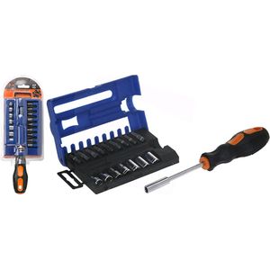 FX-Tools Schroevendraaierset - Bit- en doppenset - 17 delig