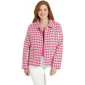 Kort houndstooth jasje