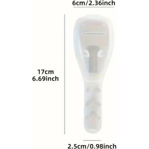 scheermes reis case - scheermes hoesje - universeel - transparant en stofdicht - lichtgewicht - etui - razor travel case