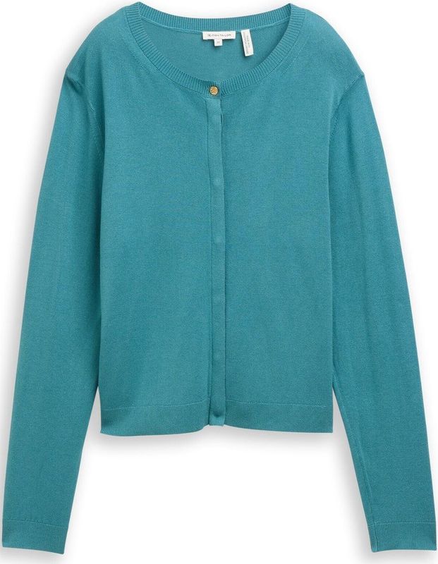 Tom Tailor Vest met verborgen knoopsluiting