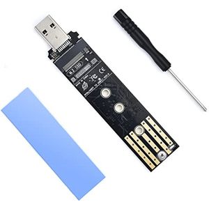 M2 NVMe SSD-behuizing USB 3.1 Gen 2 - 10Gbps Adapter voor PCIe NVMe/SATA NGFF (2280/2260/2242/2230)
