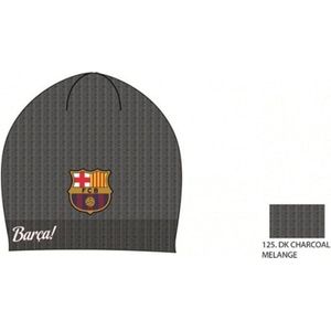 FC Barcelona muts / kleur : Charcoal melange ( grijs tint ) 59cm