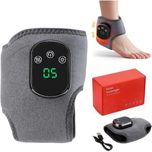 3-in-1 voetmassager - Met 3 vibratiestanden en 5 warmtestanden - Voetmassager - Voor gezwollen voeten en enkels - Verlicht hielpijn en vermoeidheid