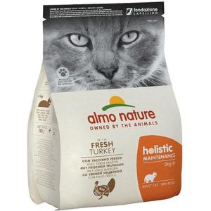 Almo Nature Holistic Droogvoer voor Volwassen Katten - Kalkoen - Holistic Kalkoen - 2kg