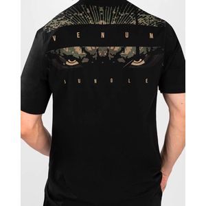 Venum Gorilla Jungle katoenen T-shirt Zwart Zand maat XXL