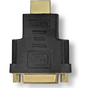 Nedis HDMI-Adapter - HDMI Connector - DVI-D 24+1-Pins Female - Verguld - Recht - ABS - Antraciet - 1 Stuks - Doos