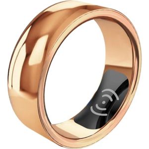 2024 Smart Ring Gezondheid Monitor Voor Mannen Vrouwen Bluetooth Bloeddruk Hartslag Slaap Hardlopen Sporten Monitoren Ip68 Waterdicht Voor IOS Android 20MM Rose Gold