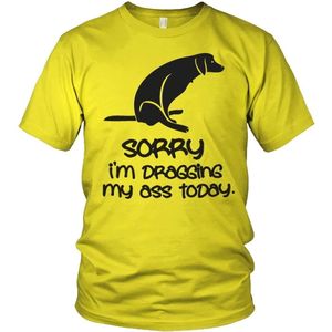 Hybris Sorry For Dragging My Ass Today Yellow-M