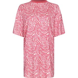 Rebelle Dames Nachthemd Wild Zone - Roze - Katoen - Maat 40
