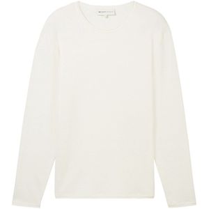 TOM TAILOR DENIM - Trui - Wolwit - Knitwear - Losse Pasvorm